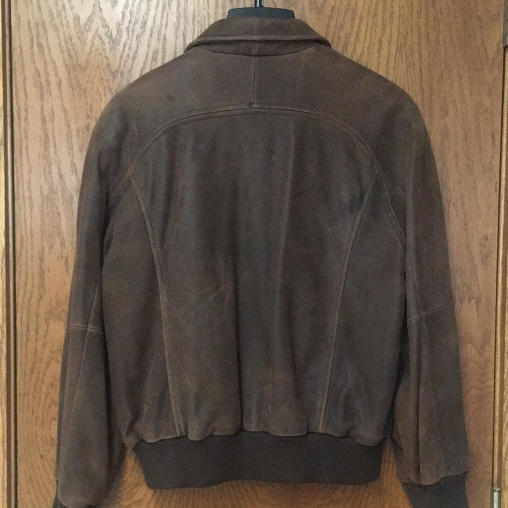 Wilson Distressed Leather Bomber Jacket - Picture 7 of 12